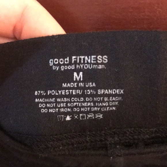 Good hYOUman Ready Sweat Go Yoga Pants Leggings Size Medium - Picture 3 of 6